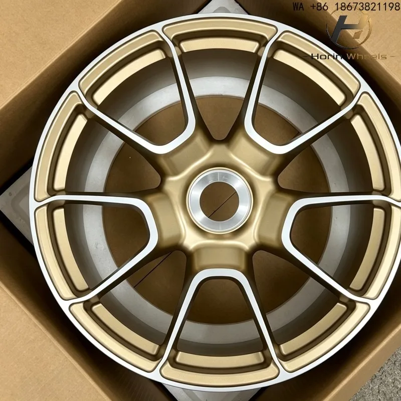 Brushed Silver For Volkswagen Tiguan For Land Rover Freelander For Ferrari 488 Designer Concave Spoke Bespoke Forged Wheels Inch