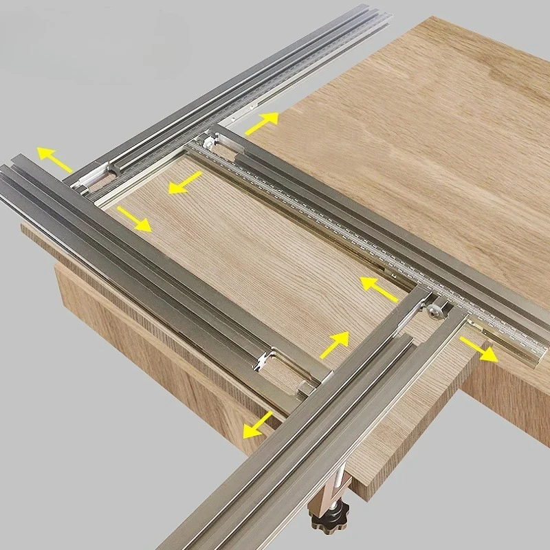 Precision Router Template Guide + 2PCS Clamps