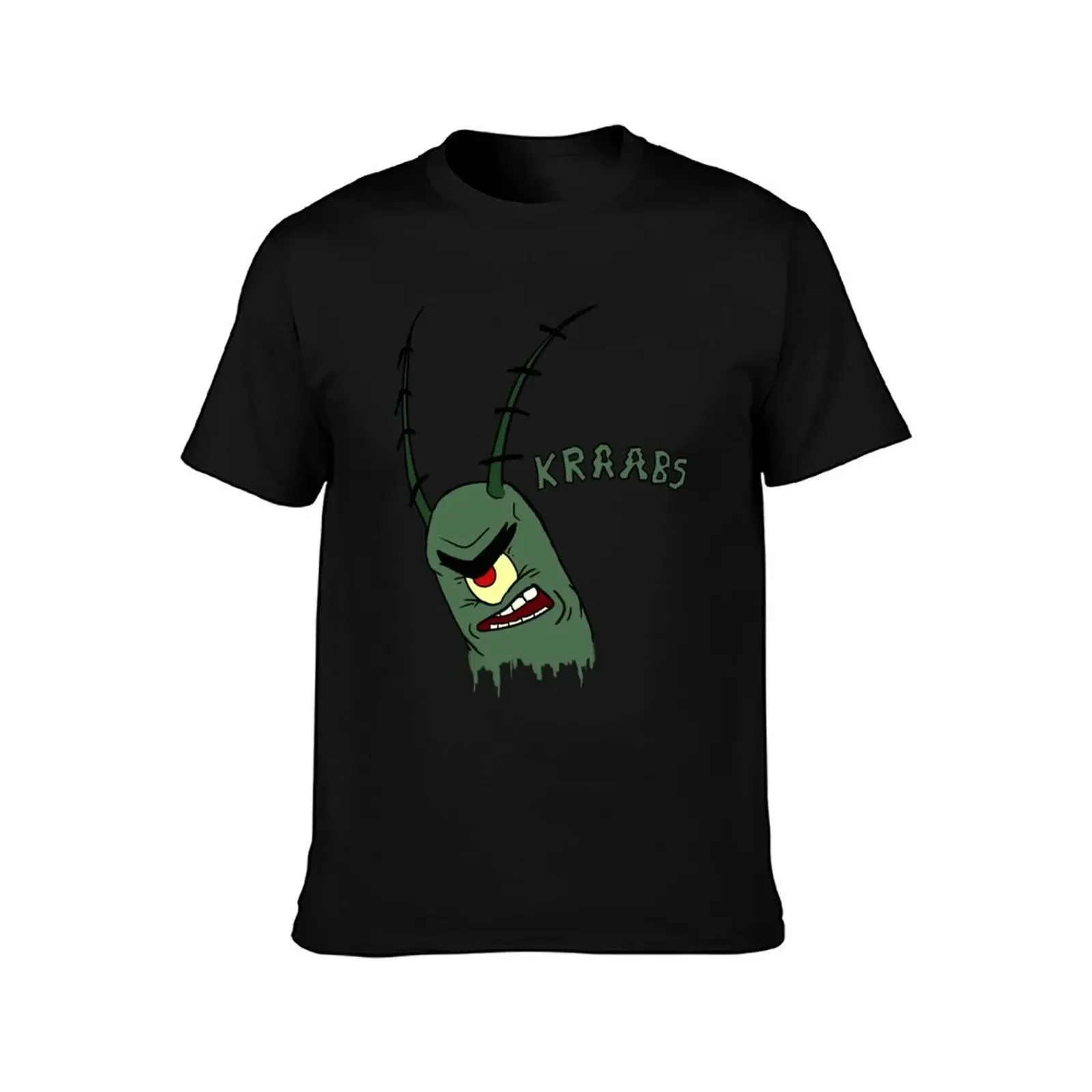 Plankton - Kraabs T-Shirt vintage clothes boys whites mens tall t shirts