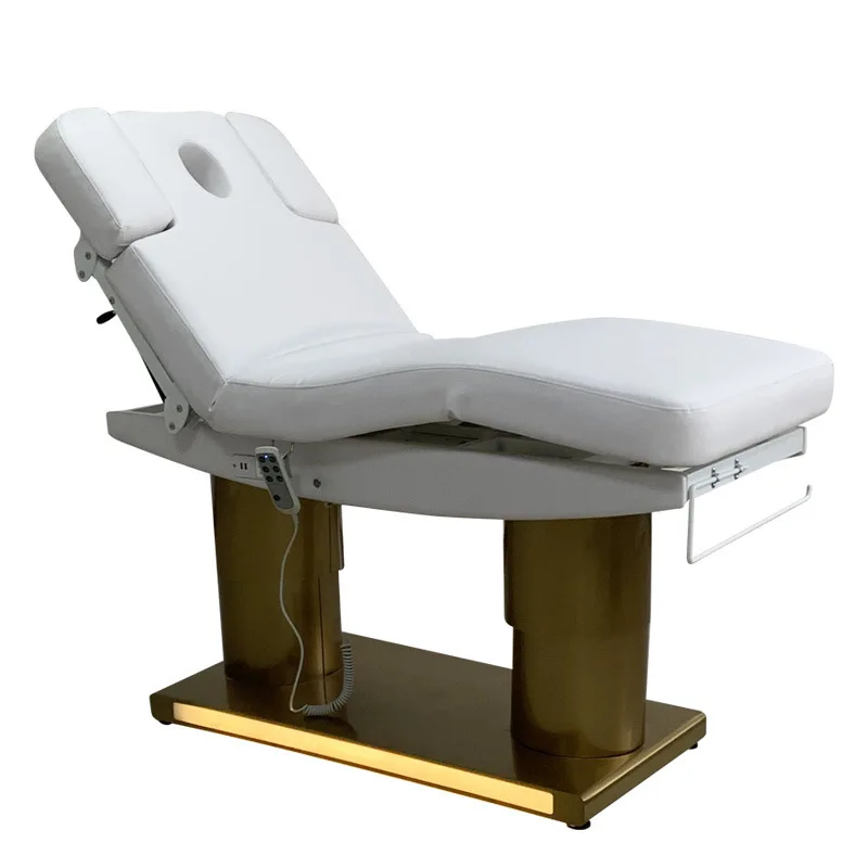 Multifunctional Electric Beauty Bed Massage Tattoo Embroidery Double Column Lifting Eyelash Bed Club Beauty Salon Health Center
