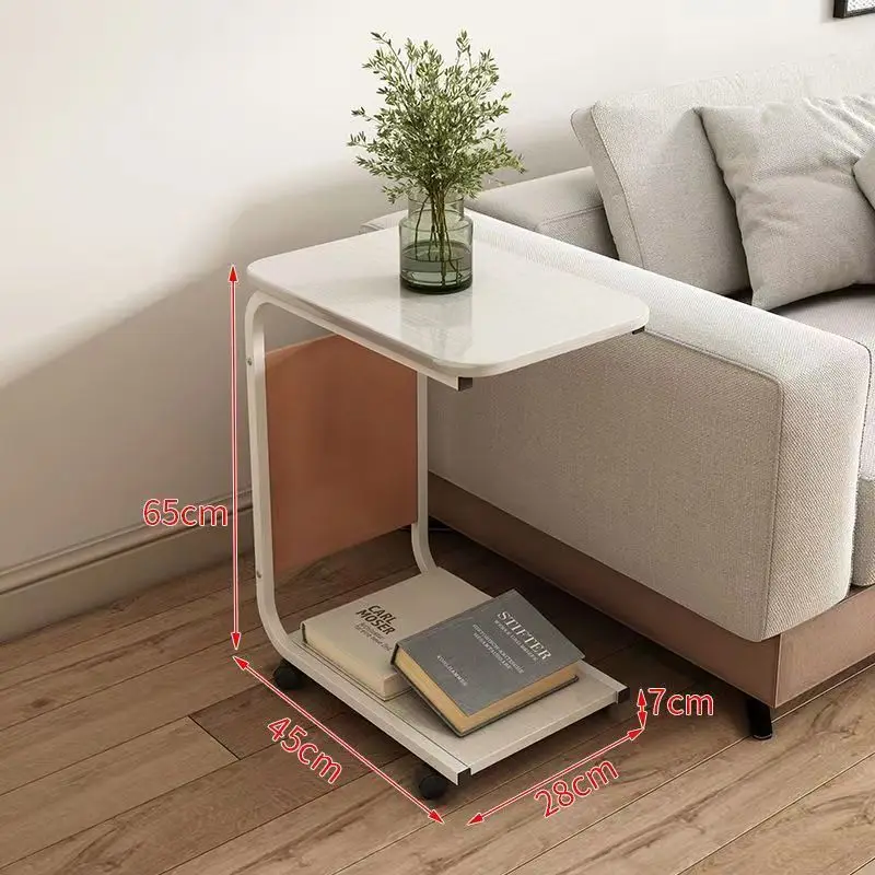 Simple Living Room Mobile Coffee Tables Home Traditional Chinese Tea Table with Wheels Home Adjustable Small Coffee Desks