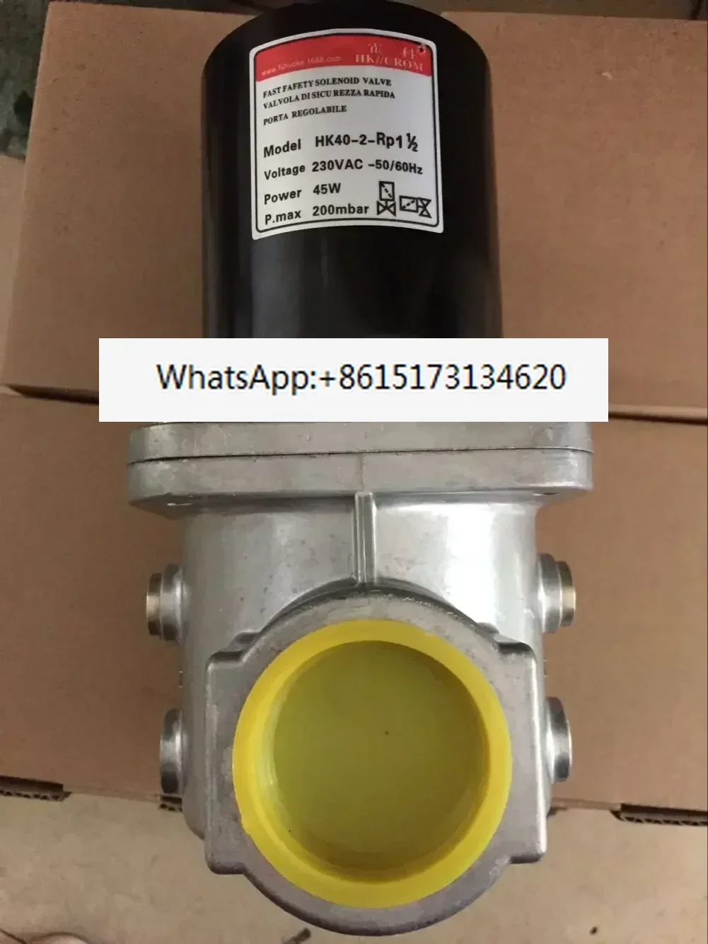 Solenoid valve HK15-2 DN15, HK20-2 DN20, HK25-2 DN25 natural gas burner solenoid valve