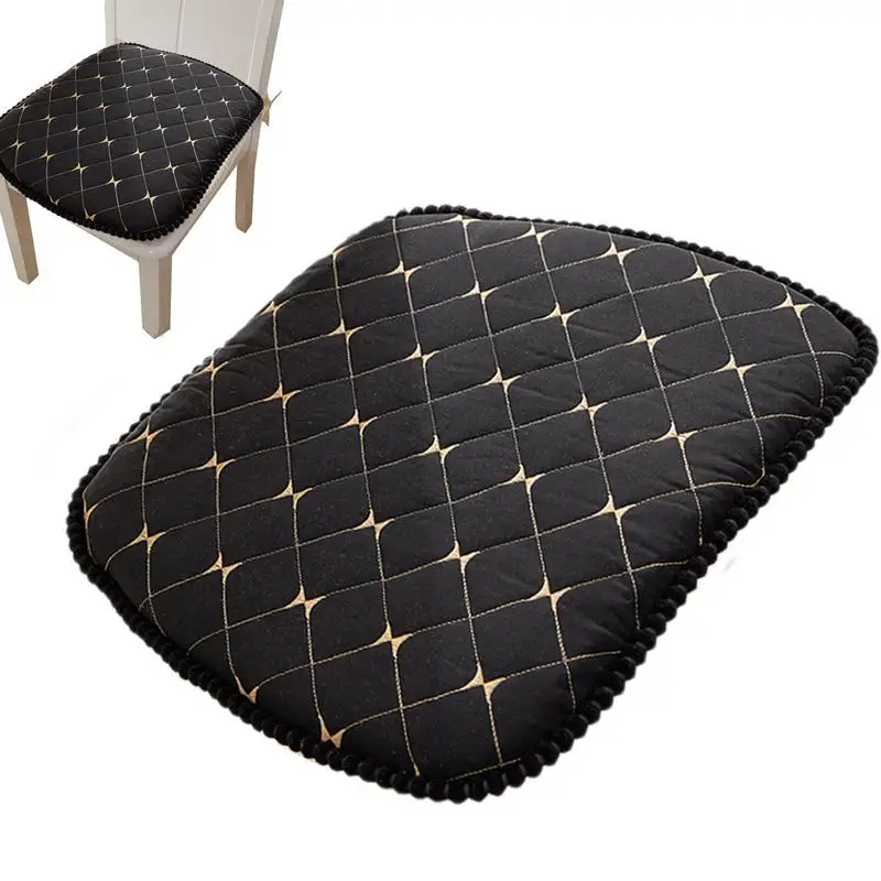 home Dining Chair Cushion Thickened Non-slip Sofa Desk Chair Pad With Fixed Strap Floor Pillow for Living Room Bedroom office