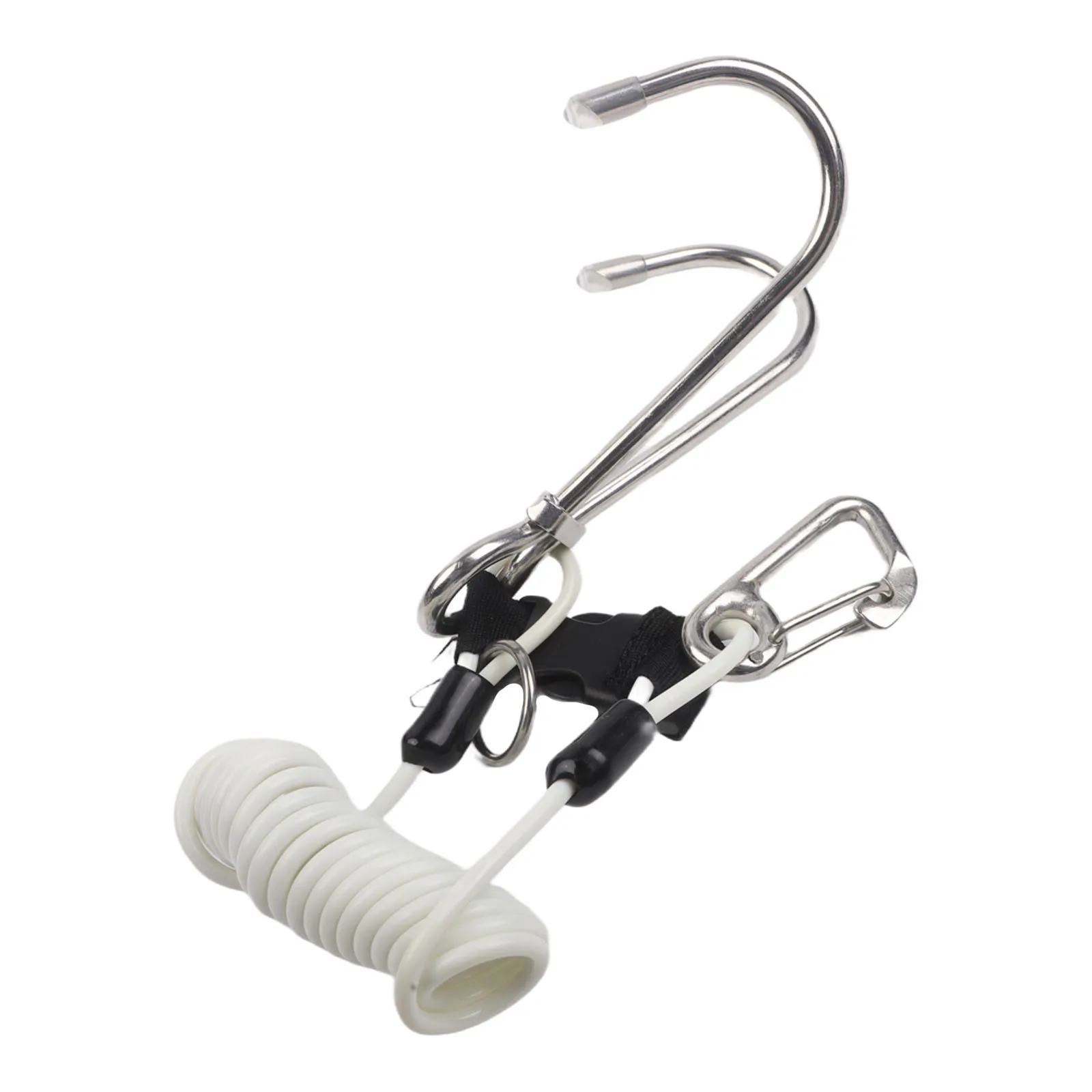 

Двусторонний рифовый крючок из нержавеющей стали 316, подпружиненный страховочный ремешок и уплотнительное кольцо для аксессуаров для дайвинга