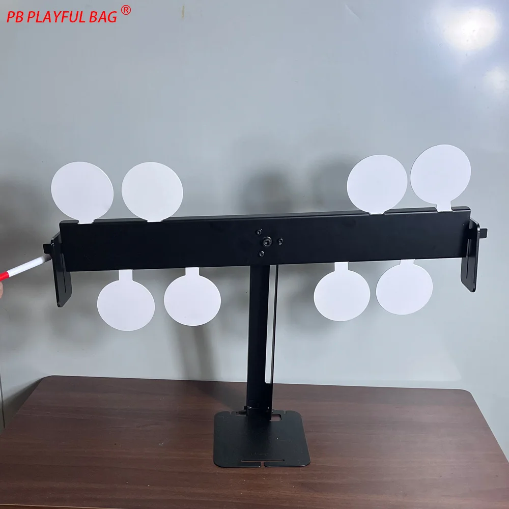 360 Degree Rotating Metal Target Balanced Target Tree With 8 Target Plates Shooting Practice For Airsoft BB Toy Gun QJ119