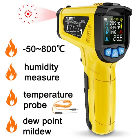 Infrared Digital Thermometer and Humidity Meter MESTEK