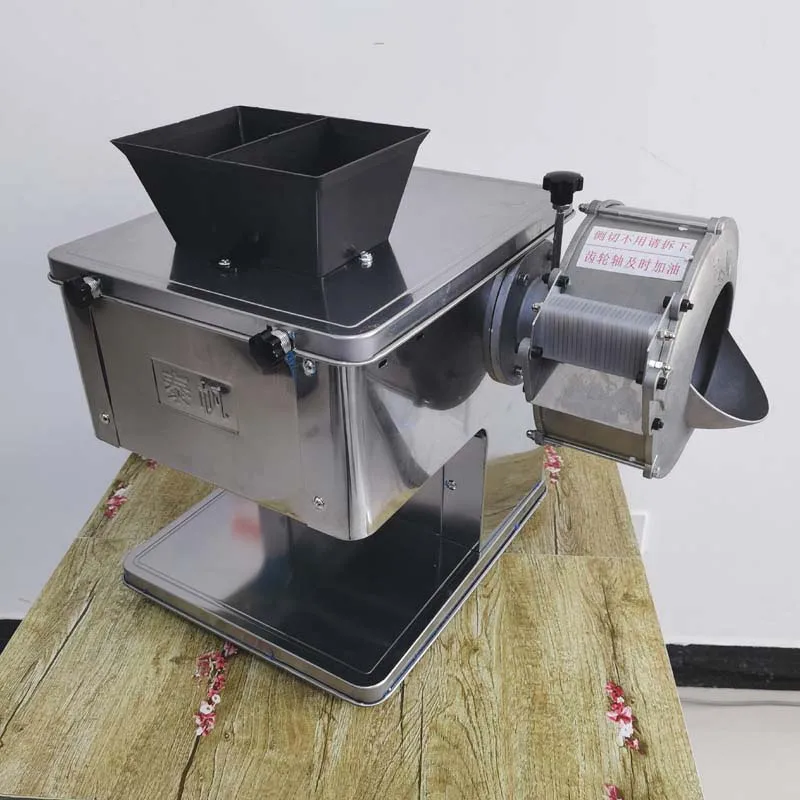 220V/110V Best quality Desktop Meat Cutting Machine High Efficiency Commercial Meat Slicing Machine shredding slicing machine view 4