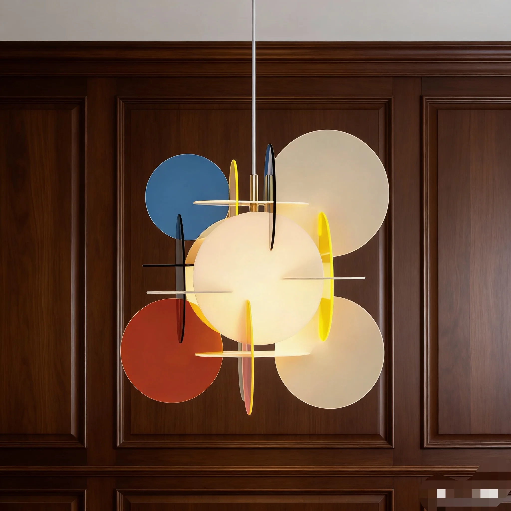 Geometry Splicing Pendant Lights Parlor Study Other Bedrooms Light Fixture Modern Lustre Home Decor 90-260V