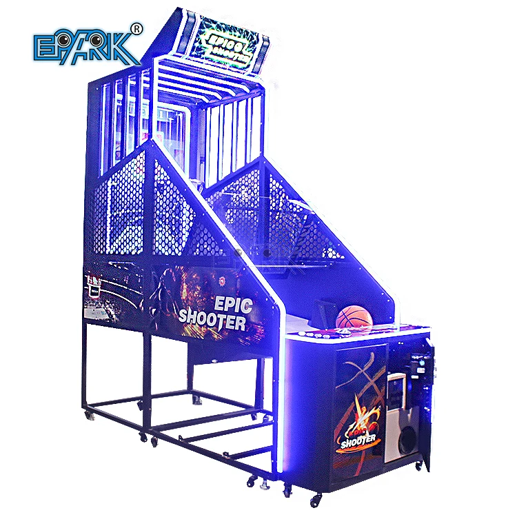Hot Hoops Basketball Arcade Game Ball Shooting Game Machine Coin Redemption Ticket Machine