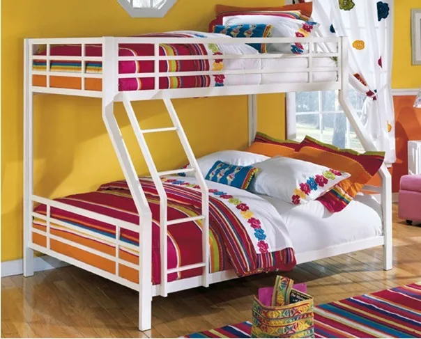 Hot selling bunk bed double metal bunk bed attic school dormitory universal family metal bunk bed