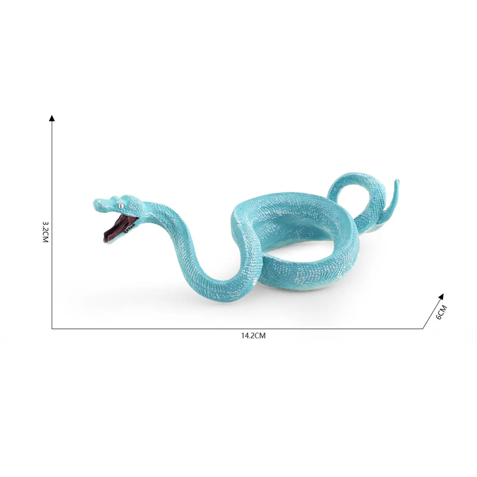 Snake Figure Realistic Home Decor Simulation Animal Figurine Micro Landscape