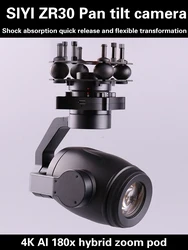 SIYI ZR30 4K 8MP Ultra HD 180X Hybrid 30X Optical Gimbal Camera 1/2.7