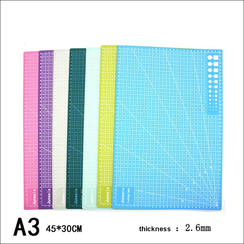 A3 PVC Cutting Mat Board Durable Self-healing DIY Student Art Paper Cutting Engraving Cut Pad Leather Craft Tool