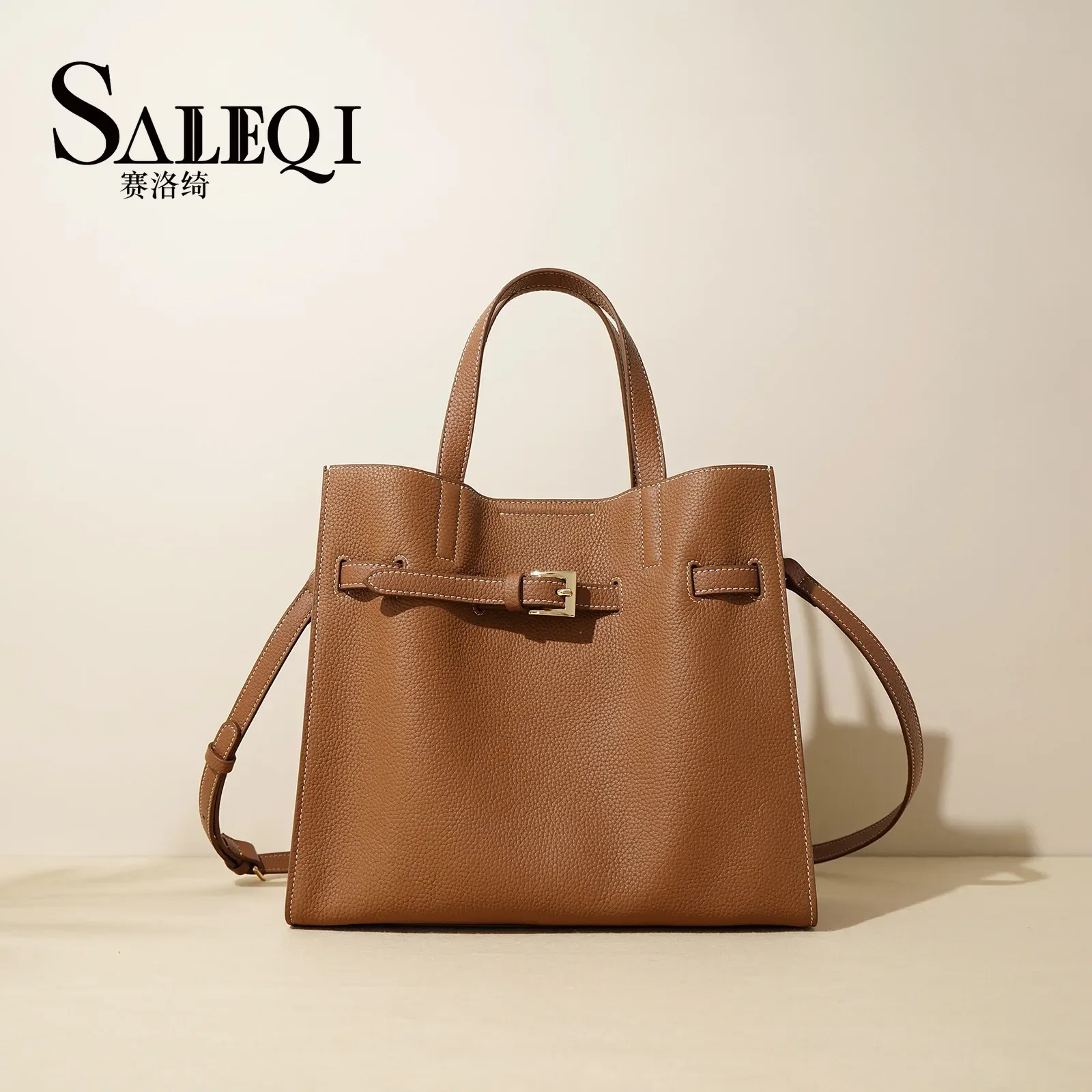 

Genuine Leather Women's Handbag New Luxury Designer Brand Shoulder Crossbody Clutch Bags Ladies Fashion Cross Big Bag for Woman