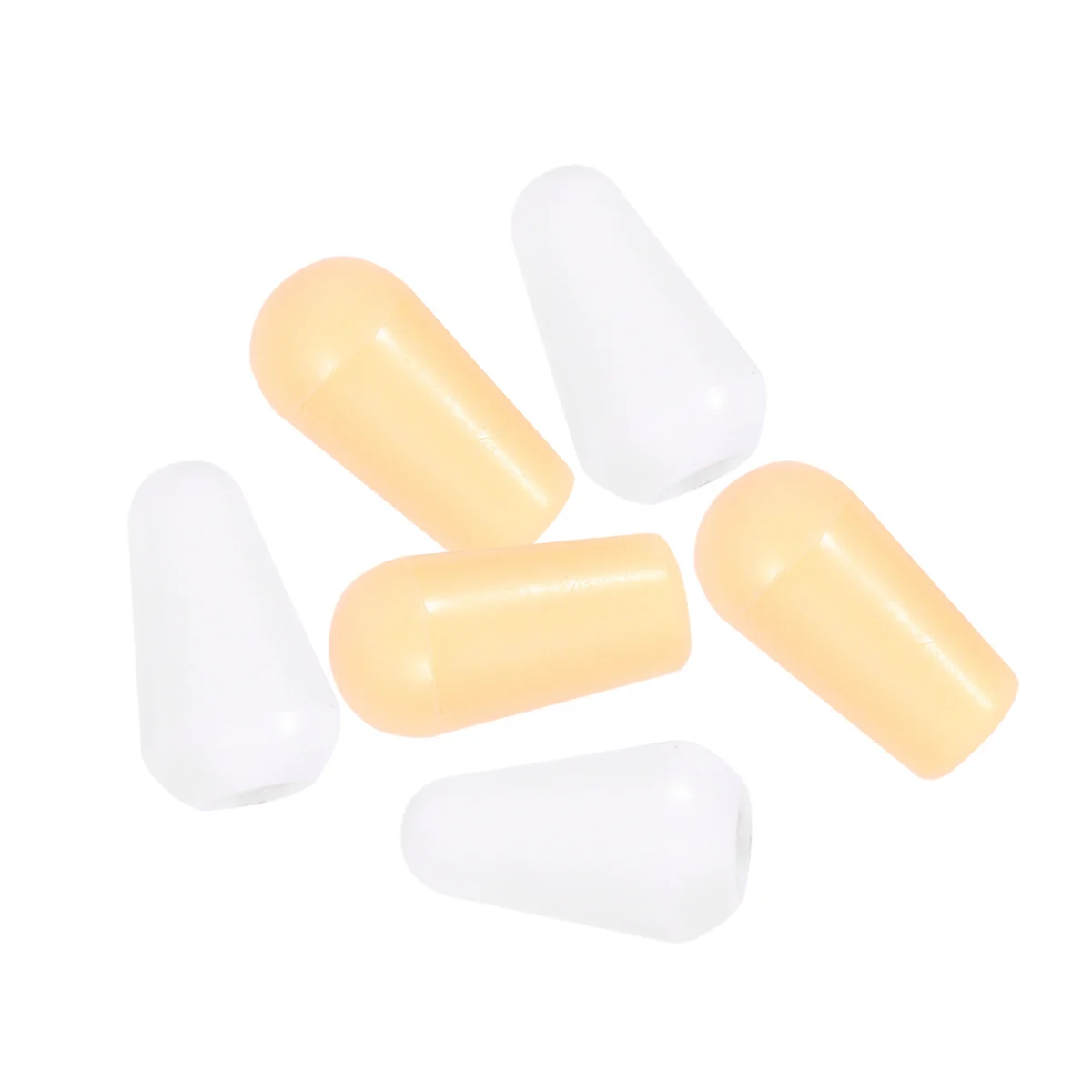 

10Pcs Plastic Switch Caps for Electric Guitar Button Lid 5-Level Guitar Cap Reliable Craftsmanship Fit All Standard Switches