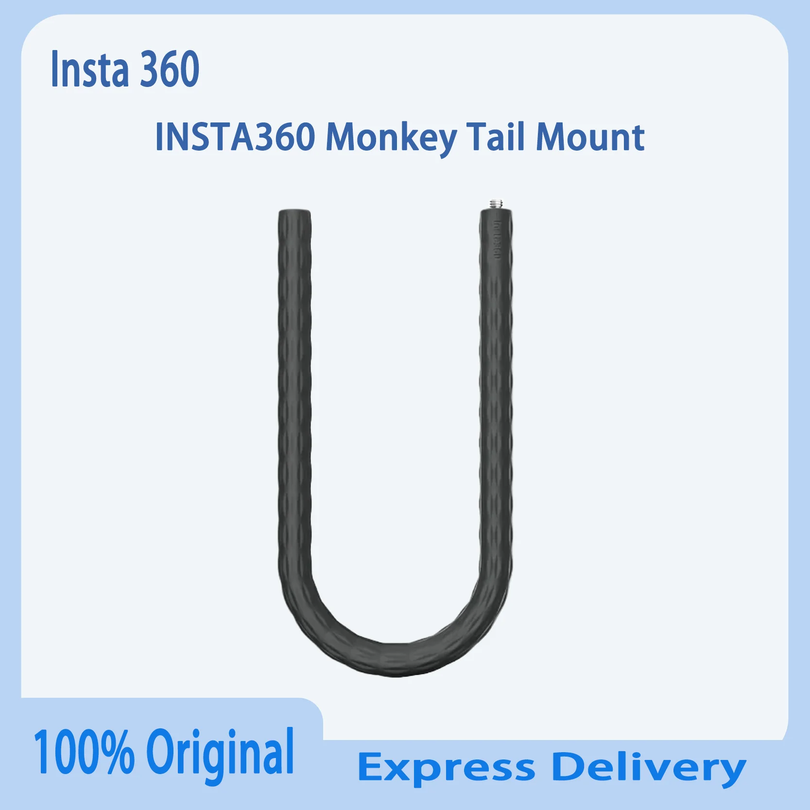 

Original Insta360 Monkey Tail Mount Flexible Tripod Adapter For Action Camera With Universal Screw And Secure Grip Design