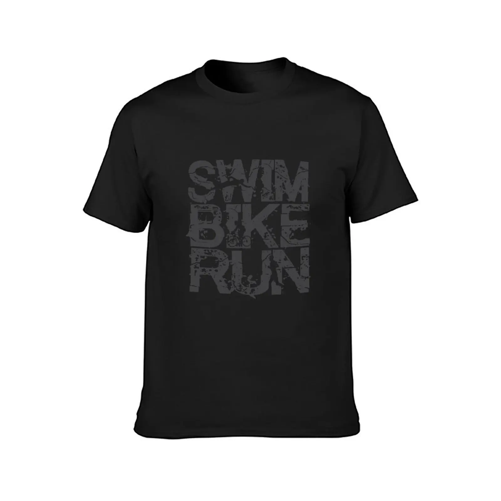 Triathlon - Swim Bike Run Triathlete T-Shirt plus sizes boys whites Blouse mens workout shirts