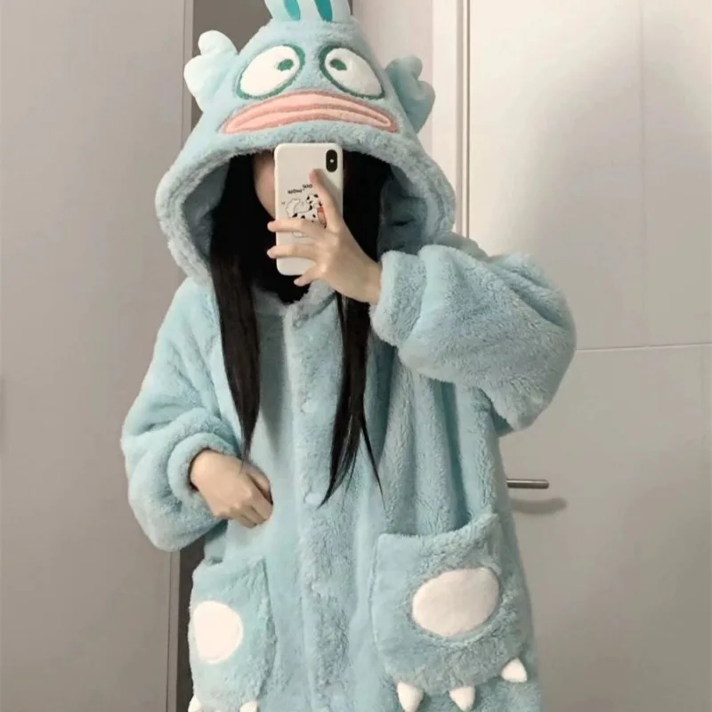 Adult Clownfish Cosplay Costume Robes Kigurumi Onesie Anime Nightgown Halloween Cartoon Pajamas