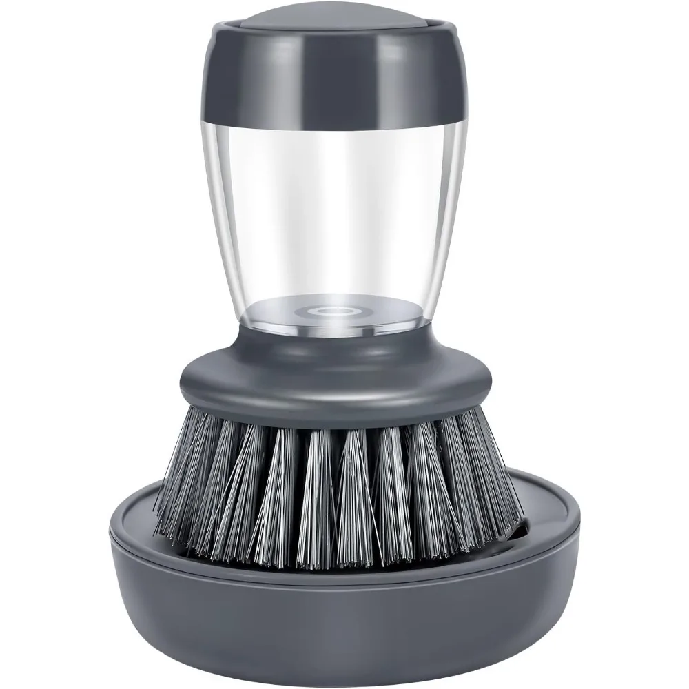 

Soap Palm Brush Storage Set, 1 Piece Kitchen Brush with Bracket for Cleaning Pots, Pans and Sinks Scrub Brush Kitchen Scrub Brus