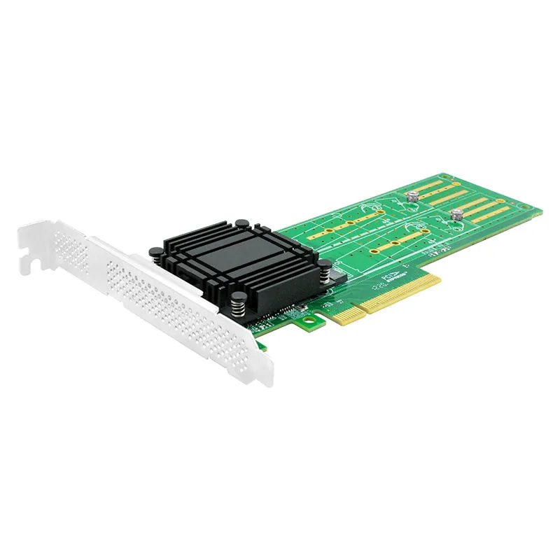 Pcie X8 Dual M.2 Nvme Ssd Adapter Kaart