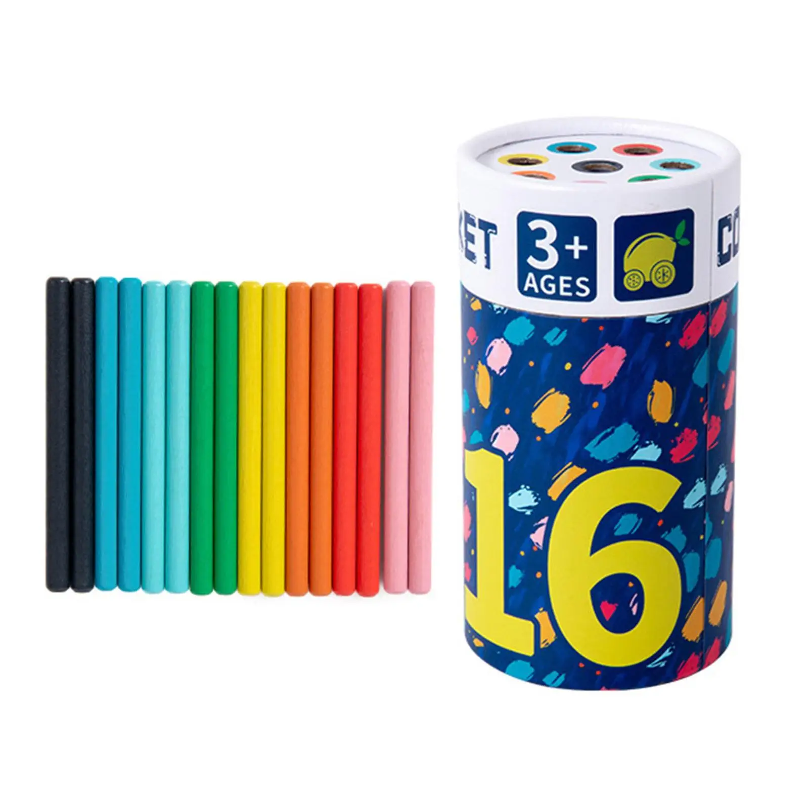 Bastoncini di smistamento dei colori Montessori gioco abilità motorie fini giocattolo sensoriale educativo portatile per ragazzi ragazze regalo di compleanno per bambini