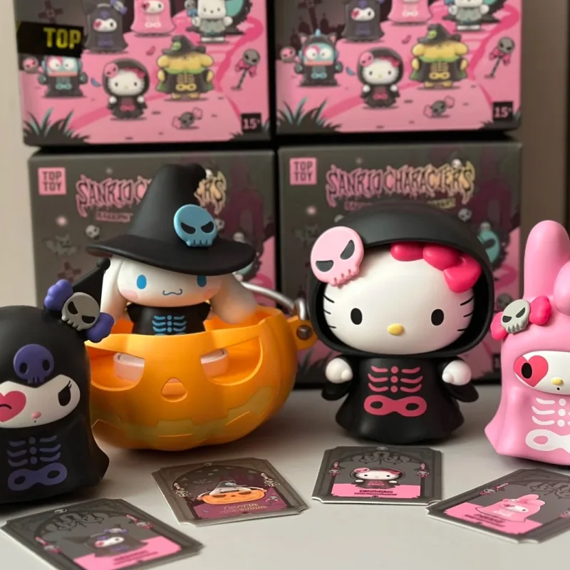 

Genuine In Stock Products Wansheng Mischief Night Series Blind Boxes Kuromi Character Desktop Ornaments Halloween Birthday Gifts