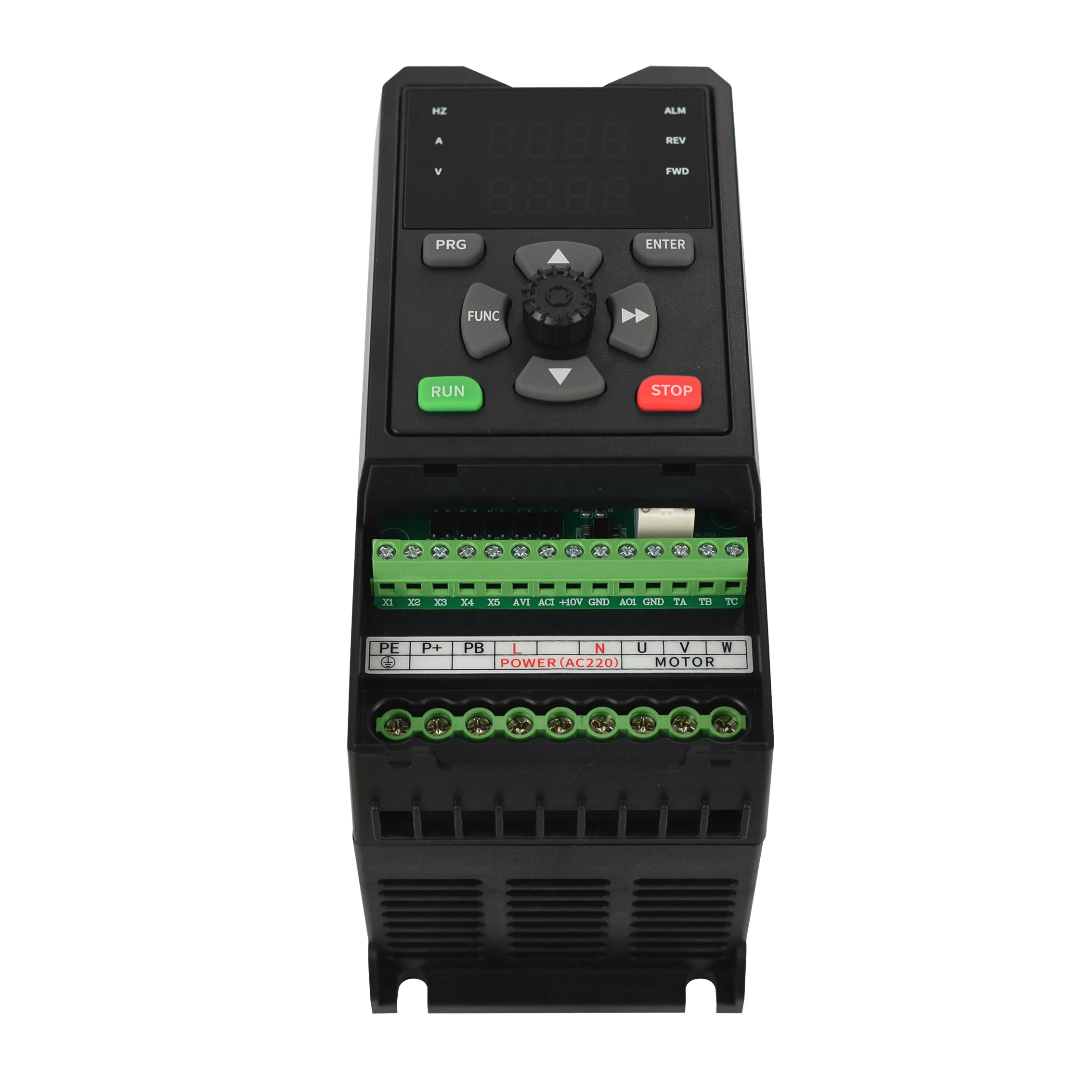 VFD 220 فولت 380 فولت 0.75/1.5/2.2KW لمحرك التردد المتغير 3 المرحلة سرعة تحكم محرك عاكس VFD العاكس