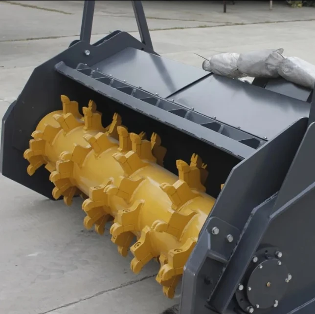 Small Tree Mulcher Machine Excavator Forest Machinery Skid Steer Forest Drum Mulcher Digger Lawn Mower