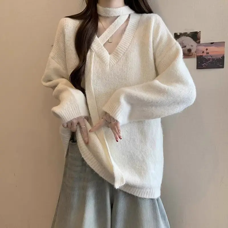 Maglioni Maglioni Pullover Donna Top Maniche Sport Indietro Colorato Quotidiano Caldo Streetwear Prestazioni Autunno attivo Western