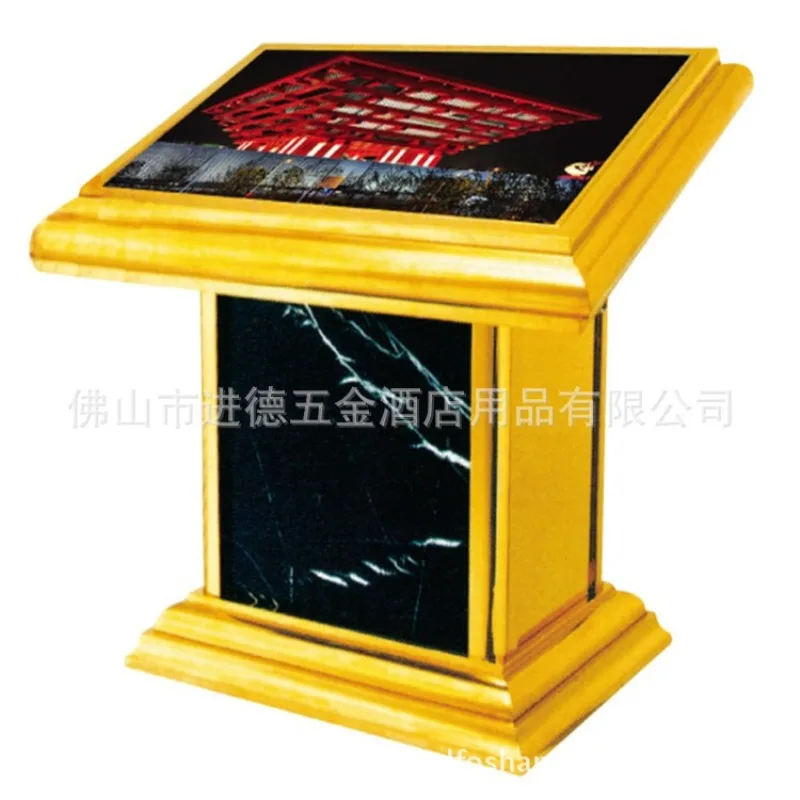 Thickened floor light box Lobby horizontal guide table Index table Floor plan display table Titanium guide