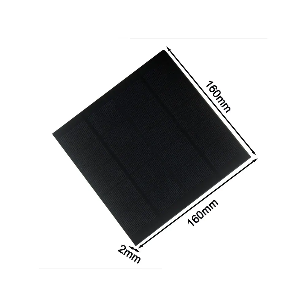 MonocrystFor Alline 4.4W Solar Panel for Charging 5V Devices and Batteries Lightweight and Compact for Easy Transport