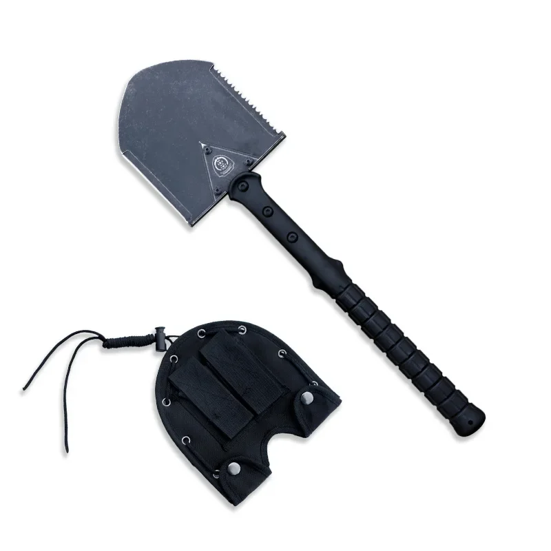 Outdoor Camping Shovel Multifunctional Engineer Shovel Portable Folding Life Shovel Camping with Fishing Outdoor Supplies