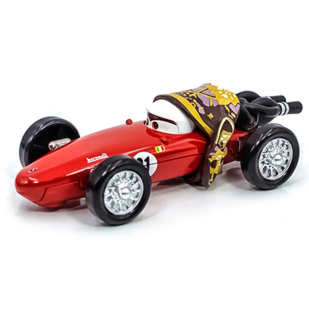 # NIEUWE Kinderen Auto Pixar Cars 2 3 Lightning McQueen Fillmore Frank 1:55 Metalen Model Racewagen Speelgoed Kinderen Verjaardagscadeau