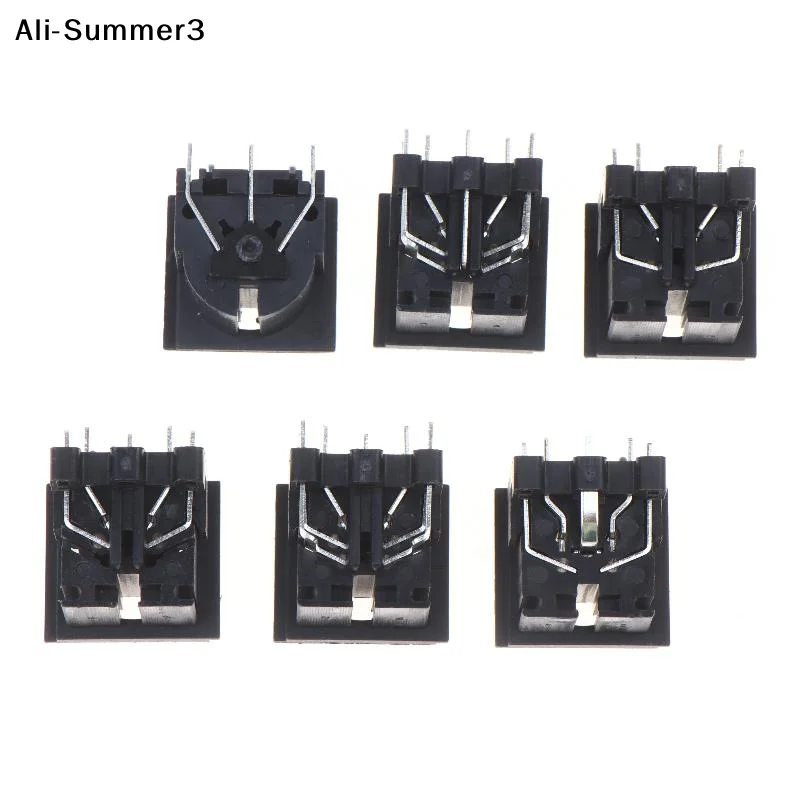 【AH】2PCS 3 4 5 6 7 8 Pin Mini DIN Female Socket Connector 3 4 5 6 8 Poles DIN Jack Mini Circular Keyboard And Mouse Socket