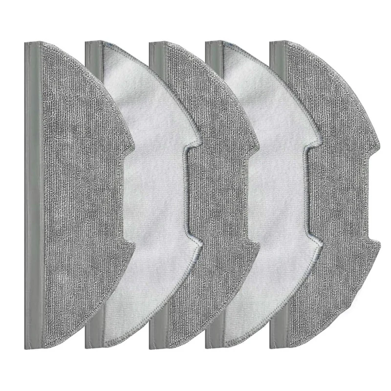 로봇 진공 청소기에 적합 교체 부품 액세서리, 유레카 E10s, 걸레 패드 5 개