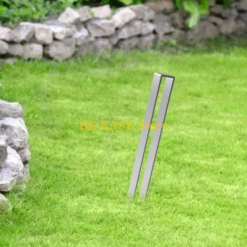 

E28F 4Pcs Trampoline Stakes Rose Arch Ground Anchors Heavy Duty Garden Arch Ground Nails Stakes Stainless Steel Peg