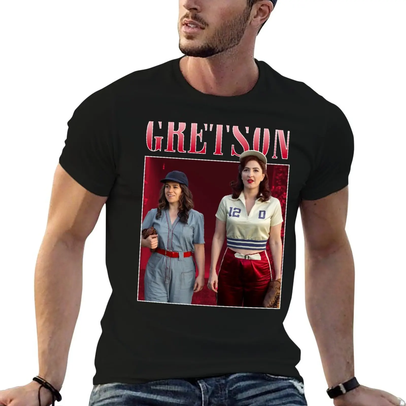 

Carson Shaw & Greta Gill (Gretson) A League of Their Own T-Shirt anime stuff tops custom shirt blacks mens big and tall t shirts