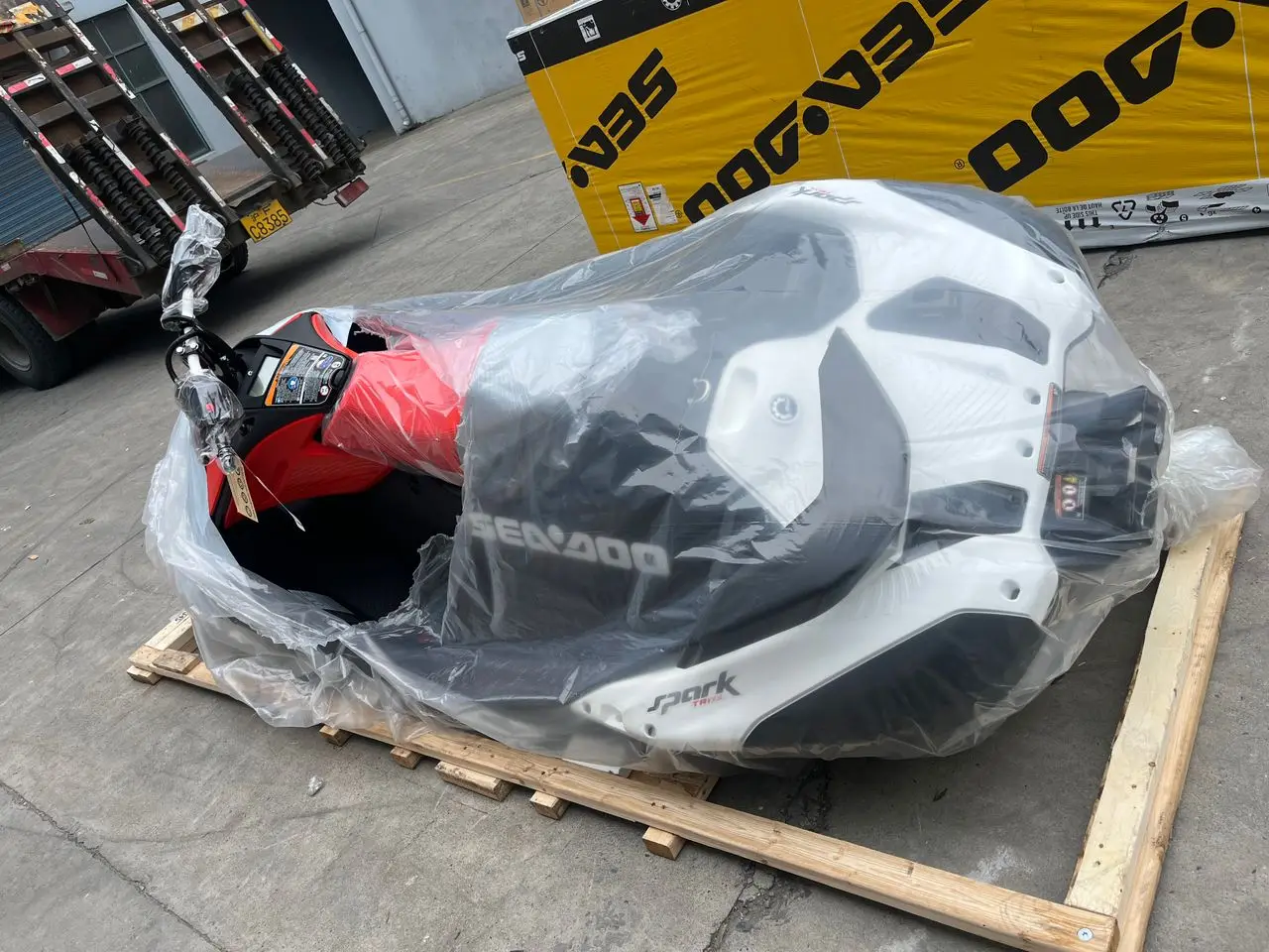 SXLL 2025 90 PS Haidou Jet Ski 90 Rot und Blau