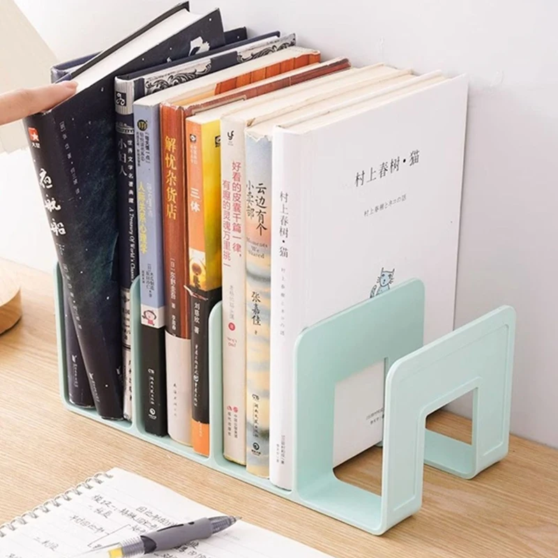 Multi-purpose Macaroon Colour Thickened Book Storage Shelf For Book Magazine File Desk Organizer School Office Supplies