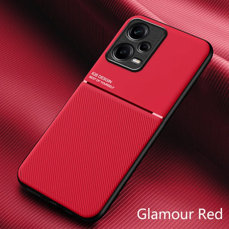 Magnetic Leather Case For Xiaomi Redmi Note 12 4G 12 Pro Plus 5G Cover Luxury Silicone Protection Case For Redmi Note 12 Turbo