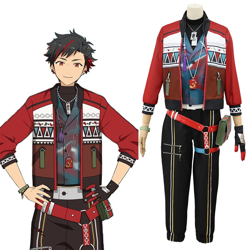 COS-HoHo Anime Ensemble Stars Nagumo Tetora Game Suit Gorgeous Uniform Cosplay Costume Halloween Party Outfit Custom-made