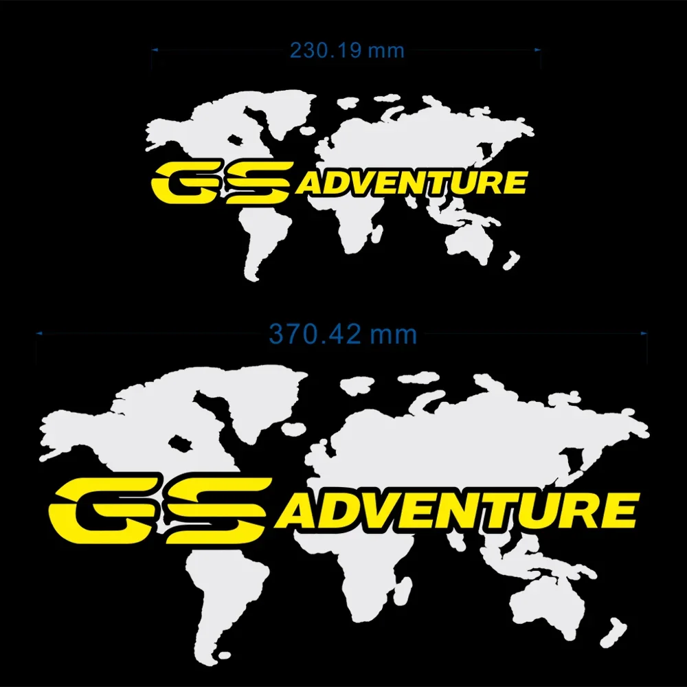 R 1200 1250 850 750 Luggage Aluminium Stickers Trunk Cases GS GSA For BMW R1200gs F850gs F800gs R1250gs F750gs G310gs Adventure