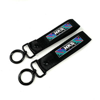 keychain hks JDM Style Key Ring Personality Fashion Cloth Key Tag Accessories