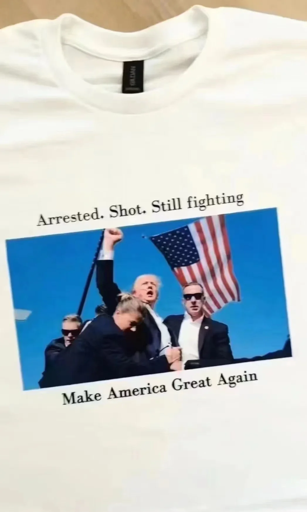 2024 Donald Trump Rally Shooter USA Cosplay T-Shirt Men Women New Funny T-Shirt  Accessories Costumes