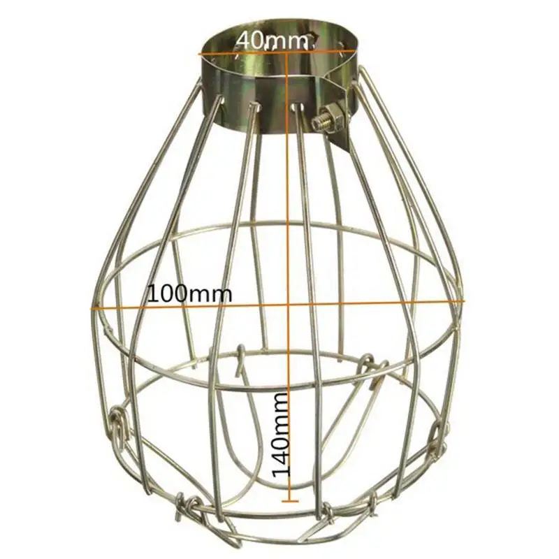 Newest Metal Lamp Bulb Guard Clamp Vintage Light Cage Hanging Industrial Lamp Covers Pendant Decor for Home Bar