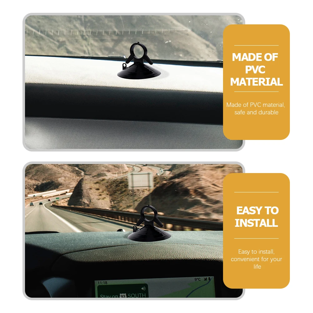 

40pcs Windshield Sunshade Suction Cups Strong Adhesive PVC Durable Smooth Surfaces Car Decor Automotive Glass Holder