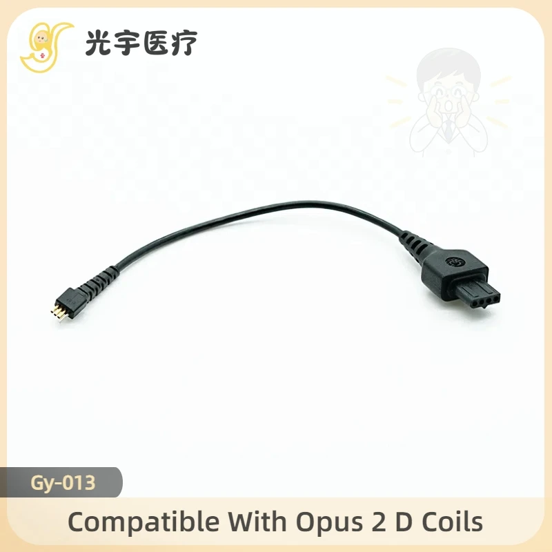 Cabo enrolado compatível com processador de implante coclear Opus 2 D