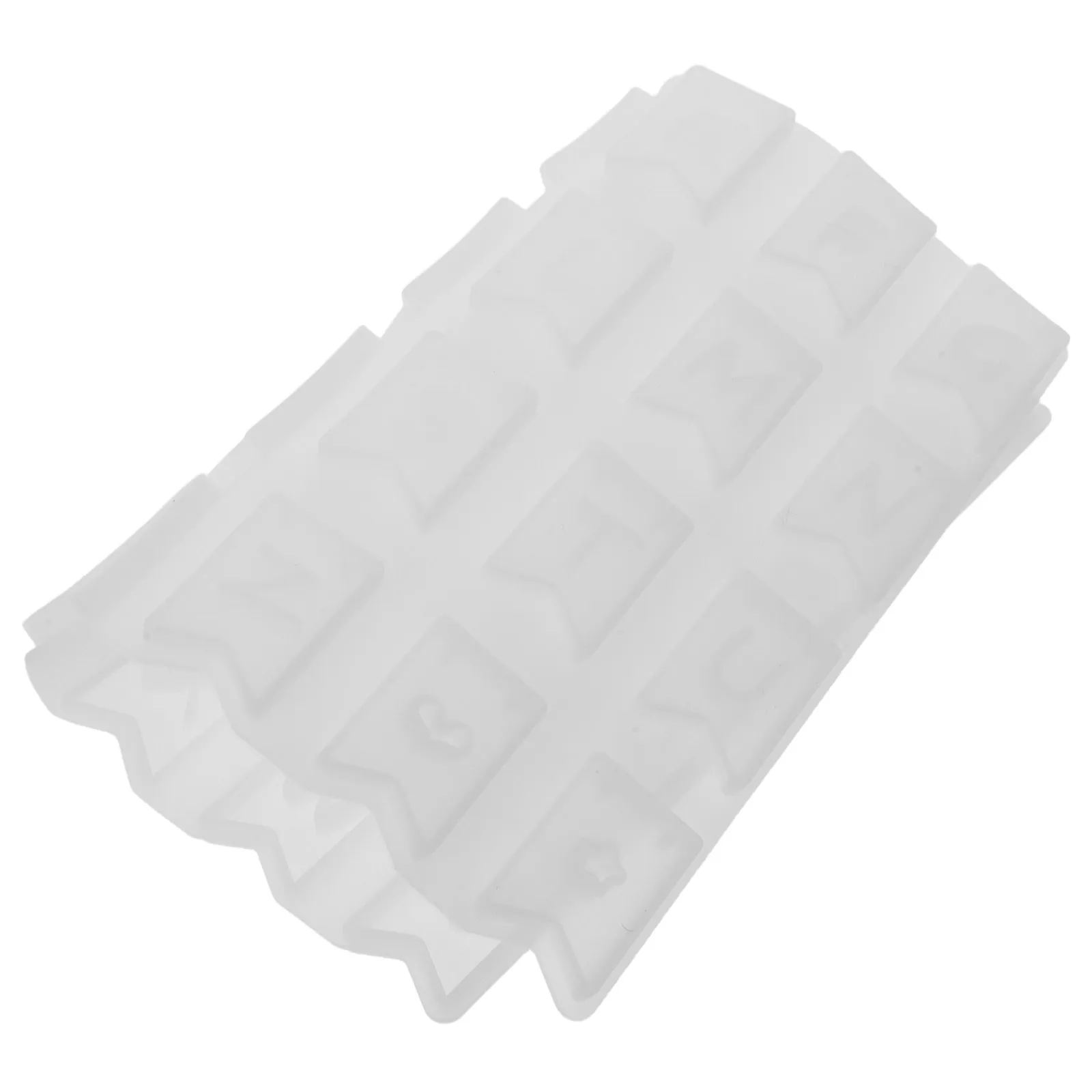 Silicone Alphabet Resin Molds with Holes for DIY Keychains Pendants Home Decor Educational Crafts Reusable Epoxy Resin Casting