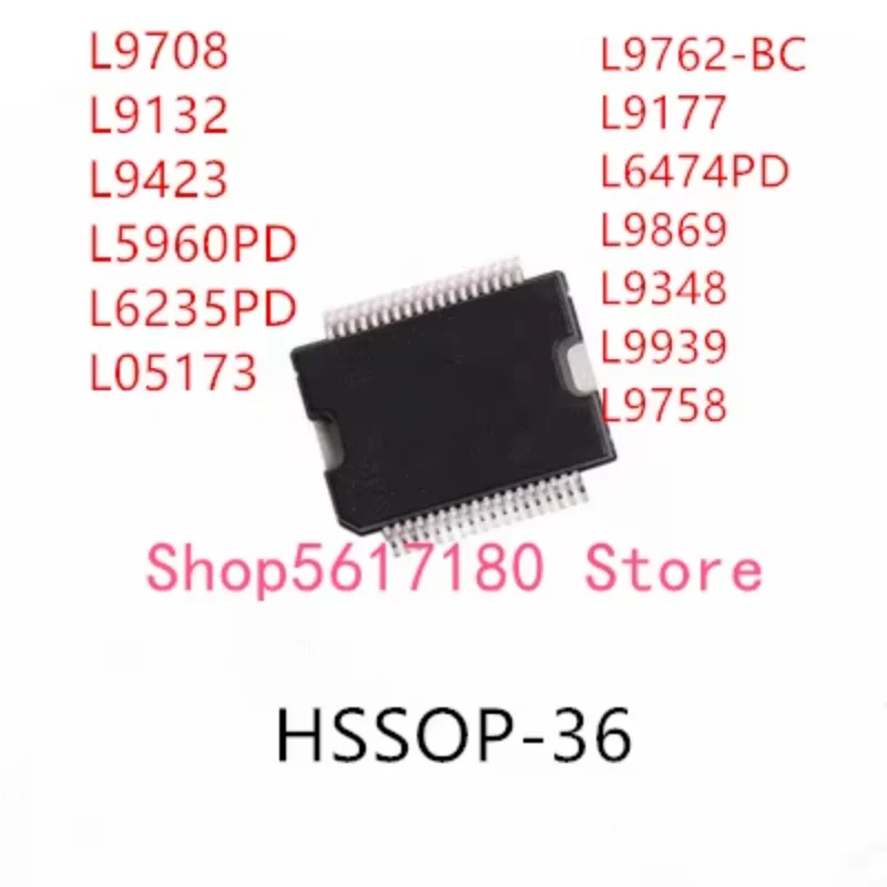 10PCS L9708 L9132 L9423 L5960PD L6235PD L05173 L9762-BC L9177 L6474PD L9869 L9348 L9758 IC