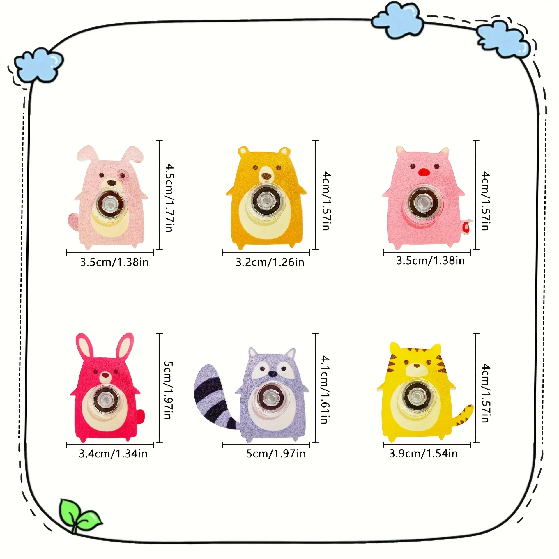 5/15/30pcs Cute Animal Fidget Spinners Durable Plastic Antistress Rotating Toys for Kids Buy Toys Christmas Gift Party Favor